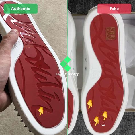 fake vs real louboutin shoes|authentic christian louboutin red bottoms.